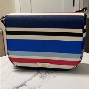 Kate Spade striped crossbody bag